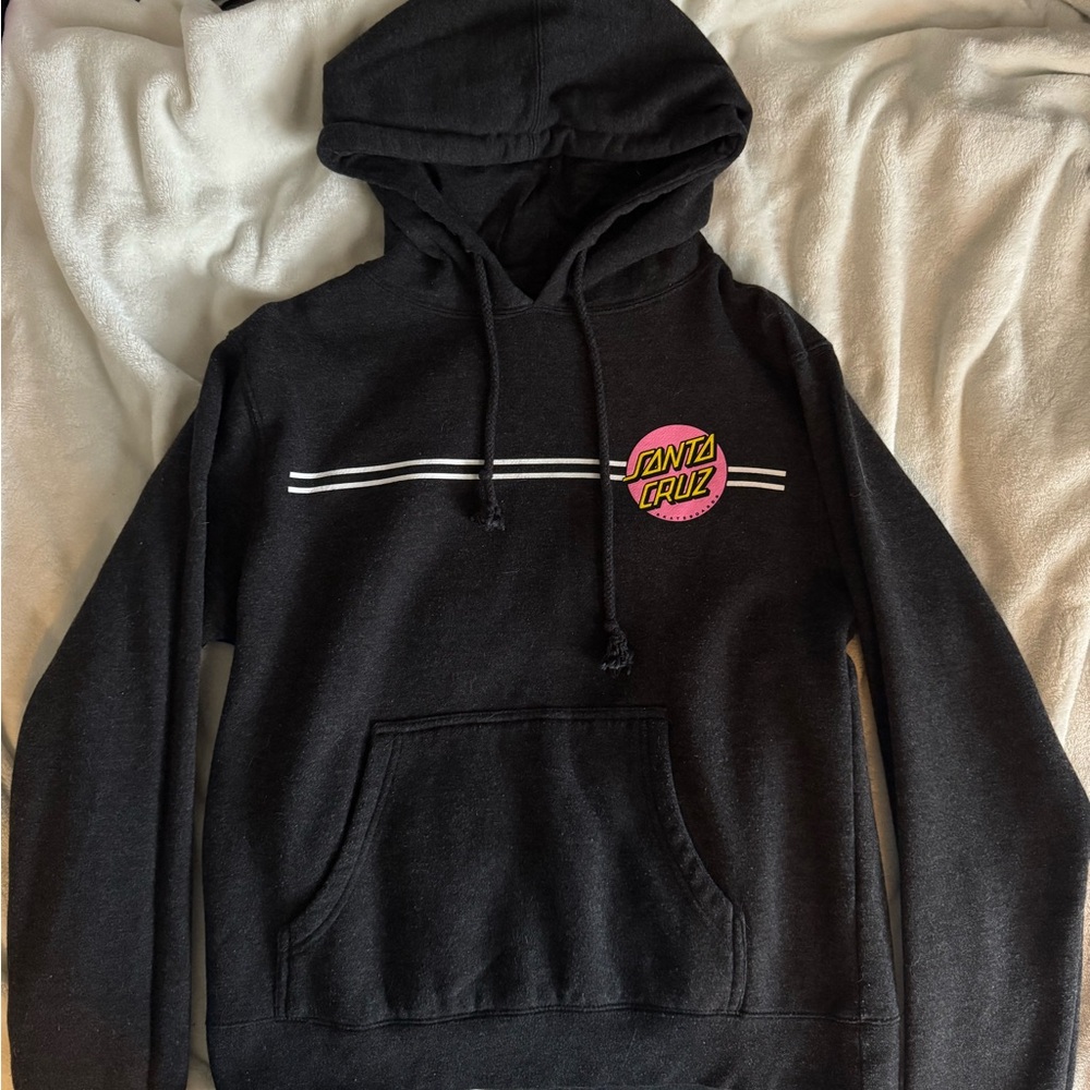 Santa Cruz Charcoal Gray Hoodie